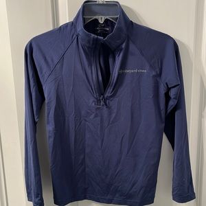 Vineyard Vines youth small 1/4 zip Navy pullover